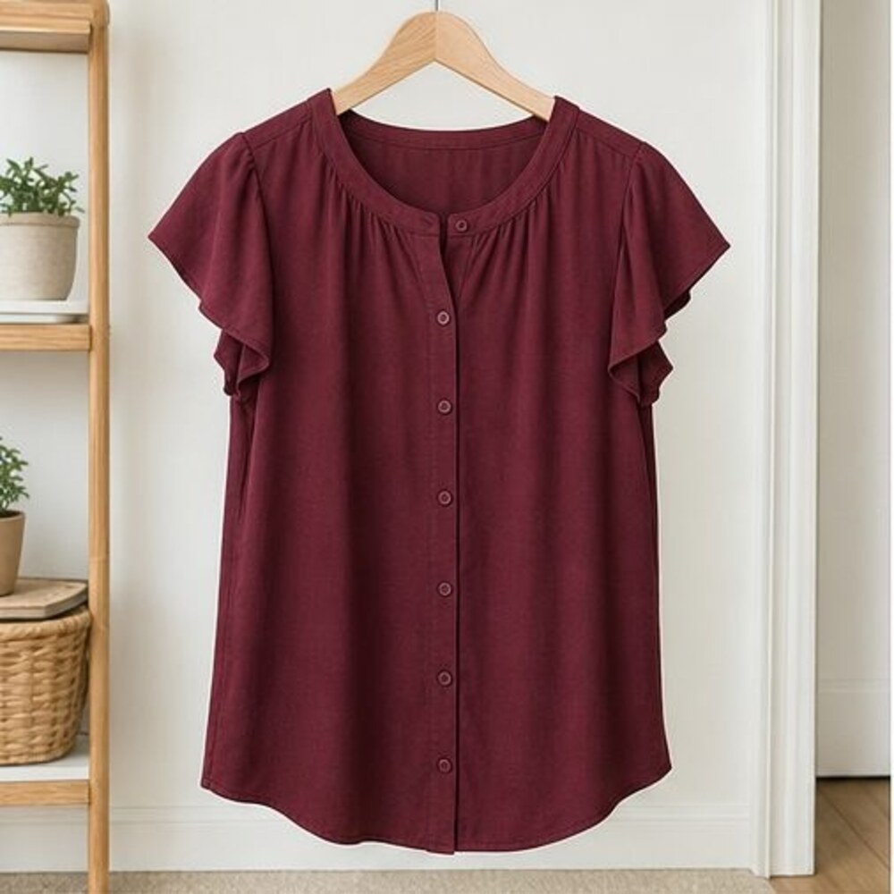 Burgundy Cami Blouse